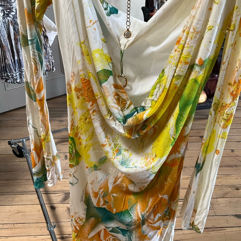 Italina Multicolor Backless Dress